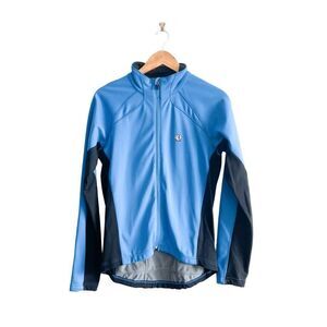 Pearl iZumi Gavia Men's Fleece Jacket Full Zip Turtleneck Blue Medium NWT